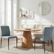 Armen Living Meriam Blue Dining Chair-1