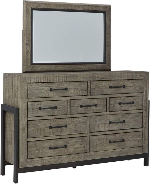Signature Design by Ashley® Brennagan Gray Bedroom Mirror-2
