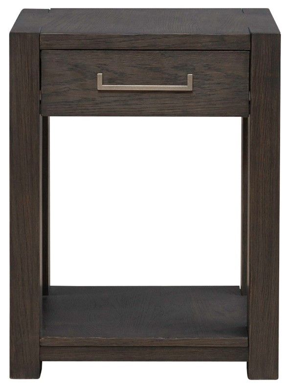 Liberty Furniture Lennox Hill Bark Chairside Table-2