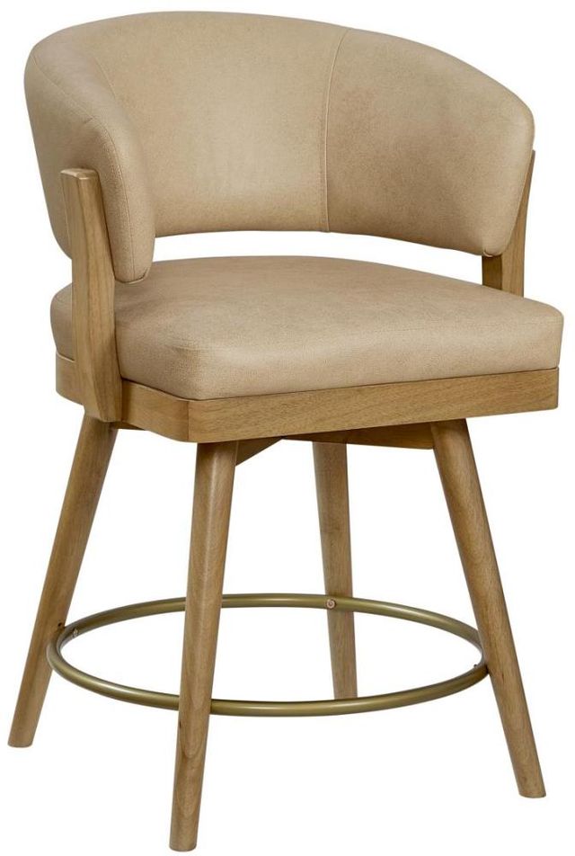 Bernards Tapestry Honeycomb Swivel Counter Stool-0