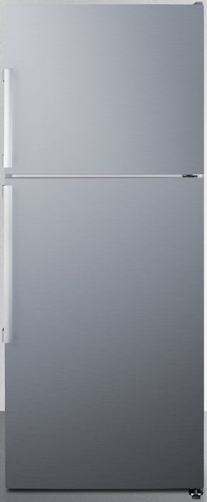 Summit® 28" 13.6 Cu. Ft. Stainless Steel Counter Depth Top Freezer Refrigerator