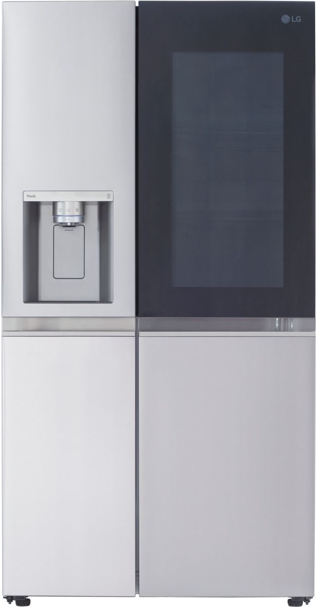 LG 36" 27.1 Cu. Ft. PrintProof™ Stainless Steel Side-by-Side Refrigerator with Craft Ice™-0