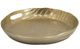 A & B Home Alu Gold Round Decorative Timber Tray-0
