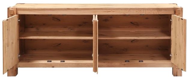 Home Trends & Design Flagstaff Natural Distressed Oak Buffet-3