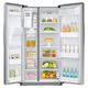 Samsung 24.52 Cu. Ft. Stainless Steel Side-By-Side Refrigerator-1