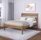 Donco Kids Low Board Urban Oak Full Platform Bed-1