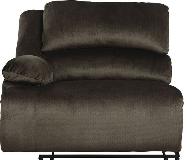 Signature Design by Ashley® Clonmel 3-Piece Chocolate Manual Reclining Left Arm Facing Chaise Sectional-3