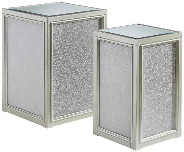 Signature Design by Ashley® Traleena 3-Piece Silver Living Room Table Set-2