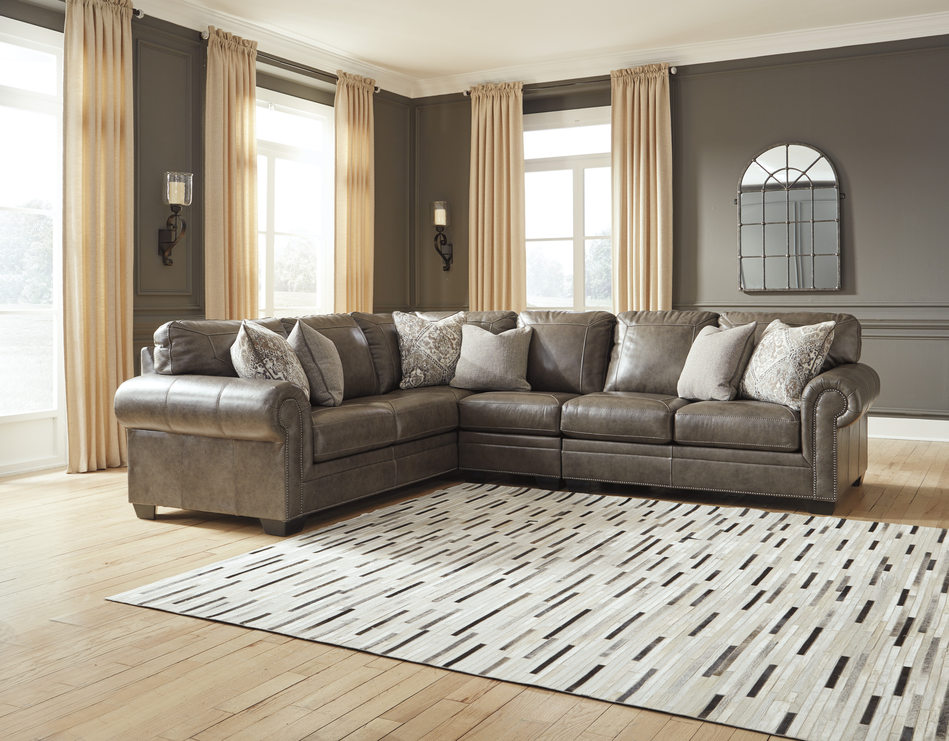 Signature Design by Ashley® Roleson Three Piece Quarry Sectional