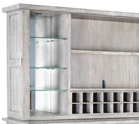 Sunny Designs™ Alpine Grey Buffet and Hutch-3