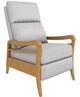 Best® Home Furnishings Customizable Ryberson Power High Leg Recliner with Honey Birch Legs-0
