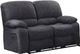 Titus Furniture Midnight Grey Recliner Love Seat-0
