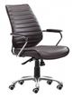 Zuo® Enterprise Espresso Low Back Office Chair-0