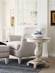 Kincaid® Selwyn Kelsey Cottage White Round End Table-2