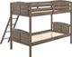 Coaster® Flynn Weathered Brown Twin/Twin Bunk Bed-2