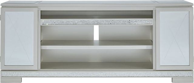 Signature Design by Ashley® Flamory Silver 72" TV Stand-1