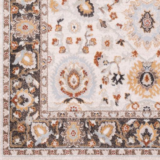Surya Oushak Beige/Black 5'x7' Area Rug-1