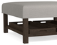 Bassett® Furniture Lori Square Ottoman with Trays-1