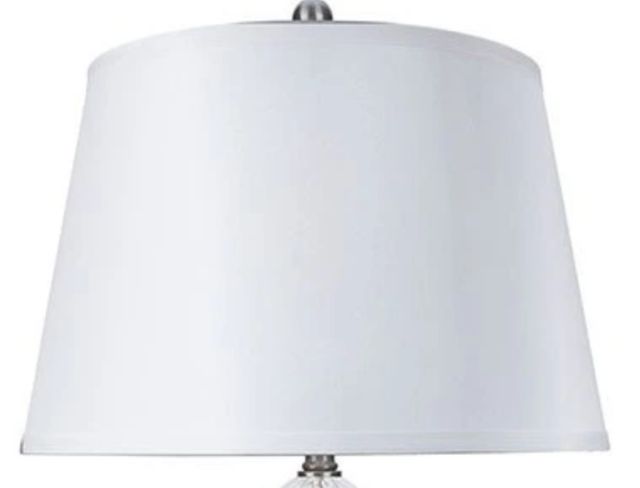 Furniture of America® Oona 2-Piece White Table Lamp Set-1