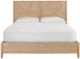Universal Explore Home™ Modern Farmhouse Ames Rustic Natural Oak King Panel Bed-3