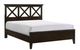 Bernards Nova II Brown King Panel Bed-0