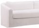 Dovetail Furniture Violeta White Slipcovered Sofa-1