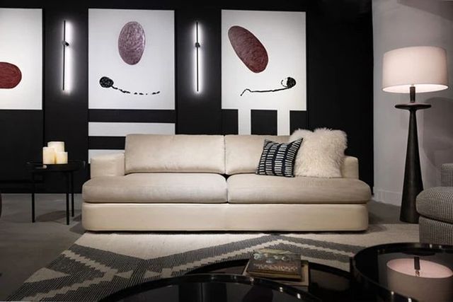 American Leather® Customizable Matteo Fabric Sofa-1