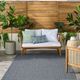 Nourison Home™ Tulum Denim Chevron 5'x7' Area Rug-1