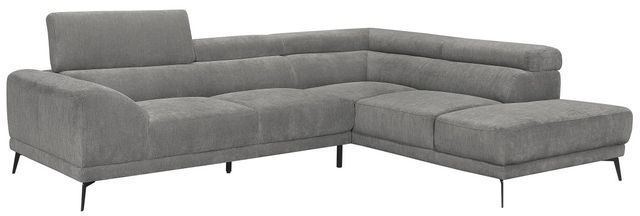 Homelegance® Medora 2-Piece Gray Right-Arm Facing Sofa Sectional and Chaise-0