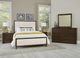 Artisan & Post by Vaughan-Bassett Crafted Cherry Bedroom by Ben & Erin Napier Dark/White King Upholstered Panel Bed-1