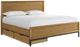 Intercon Newport Natural Oak King Panel Storage Bed-0