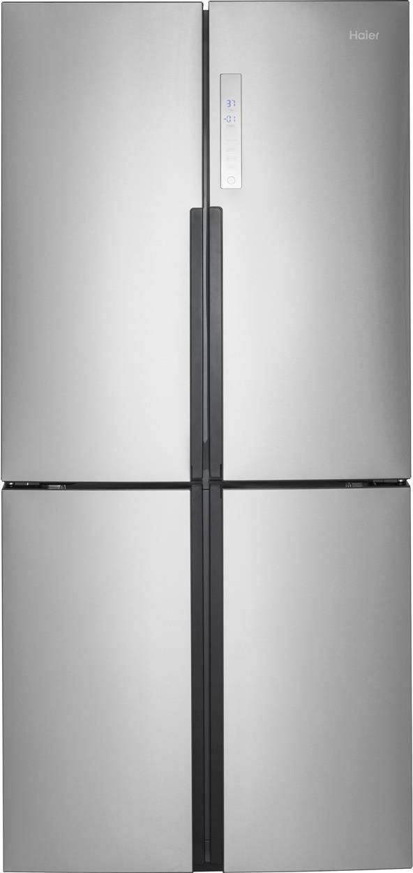 Haier 16.4 Cu. Ft. Stainless Steel Counter Depth French Door Refrigerator-0