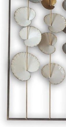 Classy Art 2-Piece Gold/Gray/White Wall Decor Set-1