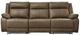 Signature Design by Ashley® Max-Momentum 3-Piece Biscotti Power Reclining Sectional Sofa-0