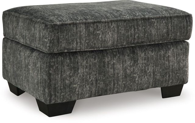 Signature Design by Ashley® Lonoke Gunmetal Accent Ottoman-0