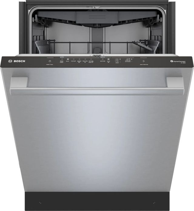 Bosch® 500 Series 24" Anti-Fingerprint Stainless Steel Top Control Built-In Dishwasher-2