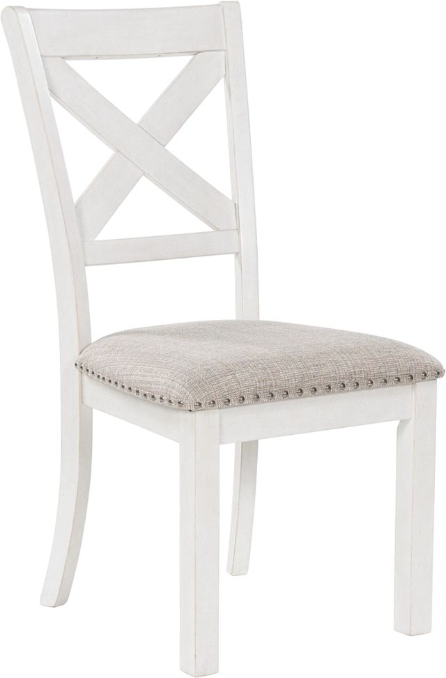 Signature Design by Ashley® Robbinsdale 7-Piece Antique White Dining Table Set-2