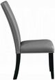 ACME Furniture Caralin 2-Piece Black/Gray Dining Side Chair Set-4