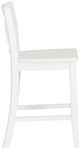 Linon Torino White X-Back Counter Stool-5