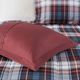 Olliix by Madison Park Essentials Parkston Red King/California King 3M Scotchgard Down Alternative All Season Comforter Set-3