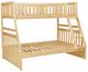 Homelegance® Bartly Natural Pine Twin/Full Bunk Bed-0