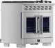 FORNO® Capriasca 36" Stainless Steel Pro Style Gas Range-2