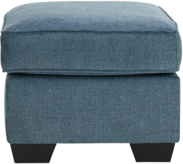 Signature Design by Ashley® Cashton Blue Ottoman-2