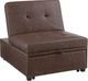 Powell® Dozer Brown Twin Sleeper Chair-3