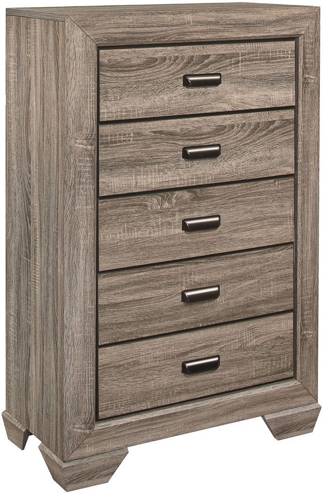 Mazin Furniture Beechnut Natural Chest-1