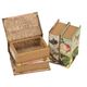 A & B Home 4-Piece Green/Pink/White/Yellow Book Box Set-4
