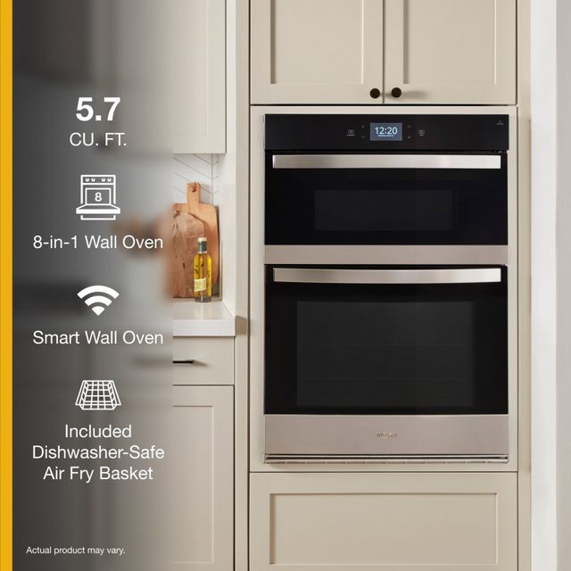 Whirlpool® 27" Fingerprint Resistant Stainless Steel Oven/Micro Combo Electric Wall Oven-7