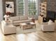 International Furniture Direct Natural Parota Light Brown 95" Sofa-1