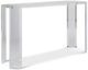 Century® Thomas O'Brien Phoenix Glass Top Console Table with Clear Base-0