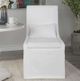 Uttermost® Coley White Armless Chair-1